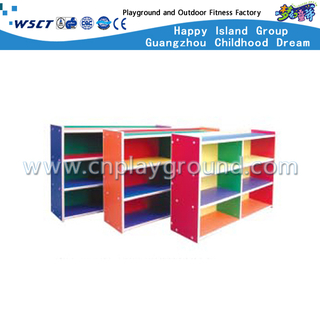 Красочная школьная мебель Твердые деревянные игрушки Шкаф для хранения (M11-08903)