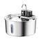 High Quality Black Color Pet Feeder Cat and Dog Cat Water Drinking Dispenser Stainless Steel Smart Pet Water Fountain