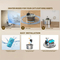 High Quality Black Color Pet Feeder Cat and Dog Cat Water Drinking Dispenser Stainless Steel Smart Pet Water Fountain