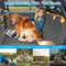 Dog Car Seat Cover for Back Seat Hard Bottom Car Seat Cover for Dogs with Door Protectors for Traveling and Camping
