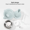 2-in-1 Dogs Cats Stainless Steel Feeder and Auto Gravity Water Dispenser Cat Dog Feeder Automatic Water Bowl and Food Bowls Set