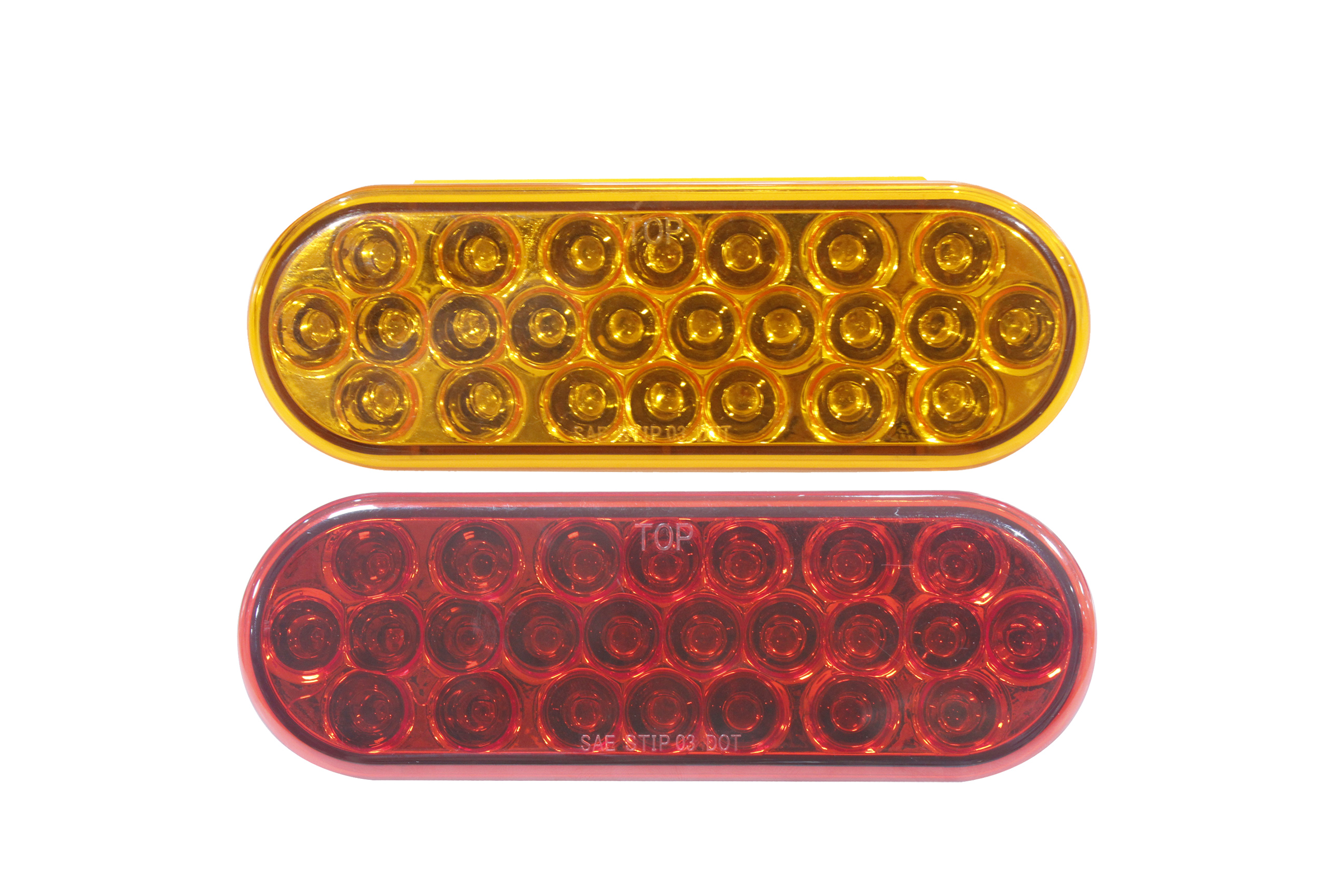 6inch oval stop turn function trailer led tail light