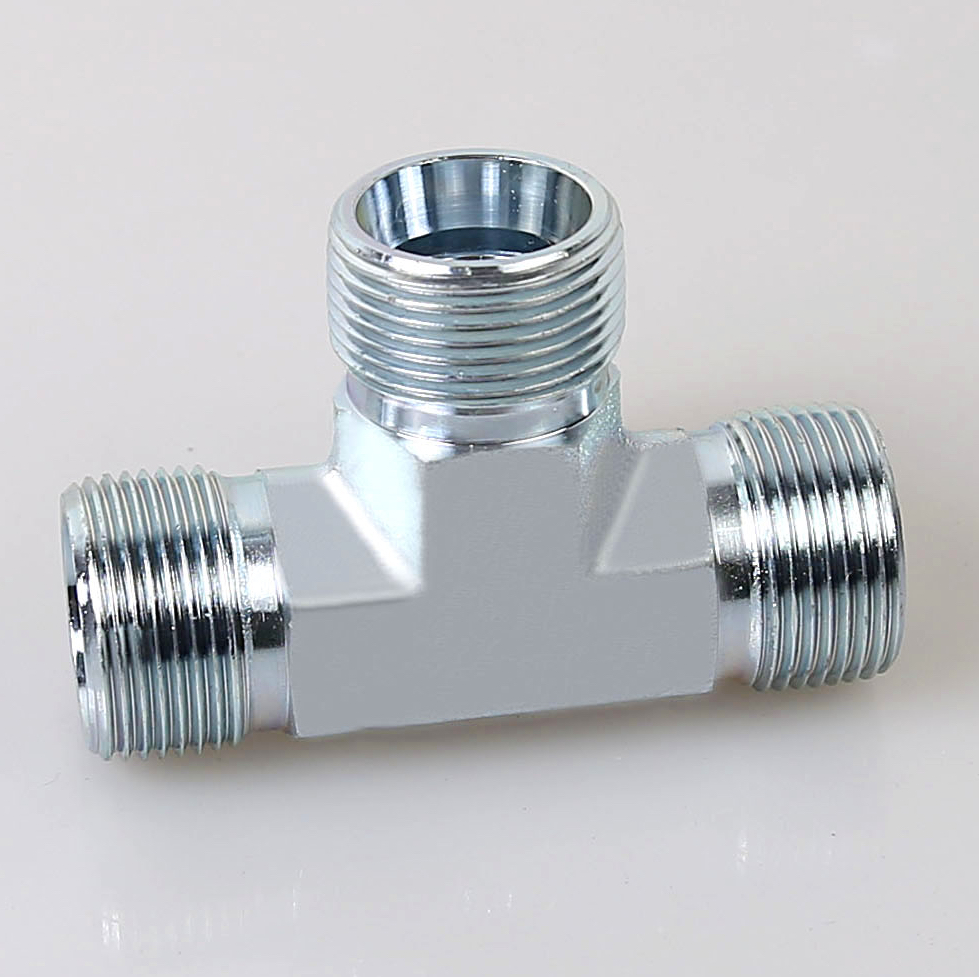 Armatura hydrauliczna do węży AB BSP MALE 60 ° SEAT TEE