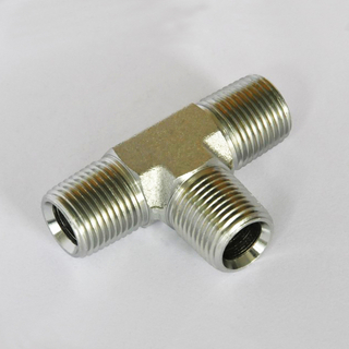 Nam ống Tee 5600 Nam ống chủ đề (tất cả ba đầu) SAE 140437 khớp nối thép