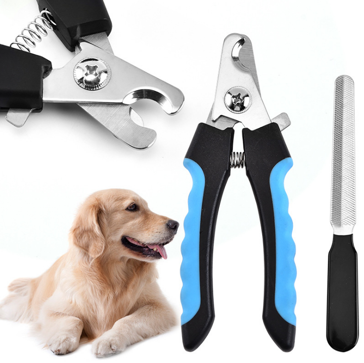 Professional Stainless Steel Pet Nail Clipper With Safeguard Dog Trimmer for Grooming Cat and Animal Claw Tool