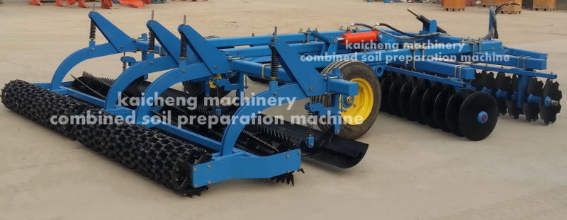 Soil Disc Harrow with Soil Scraper and Roller