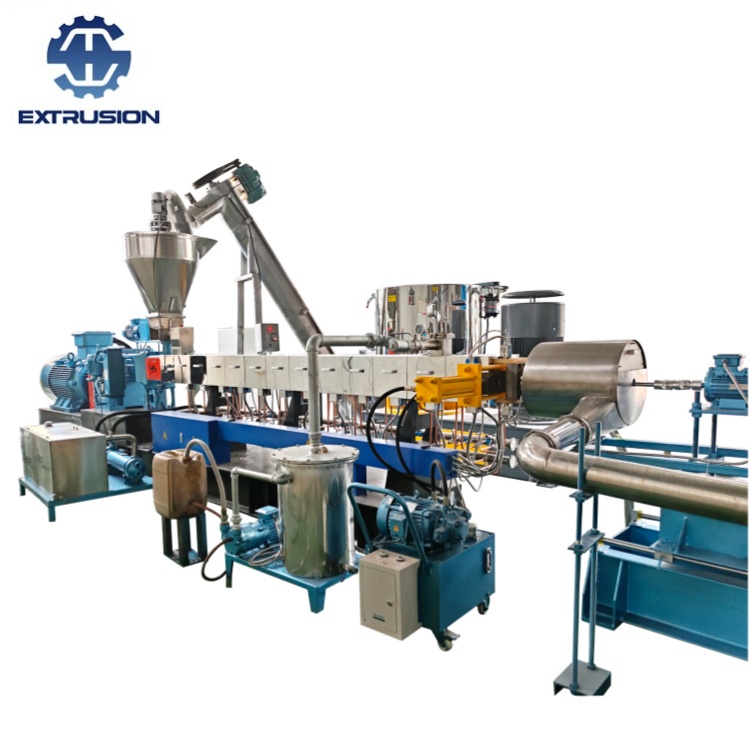 南京海思供應(yīng)TSE系列高品質(zhì)高質(zhì)量65B填充母粒雙螺桿擠出機(jī)