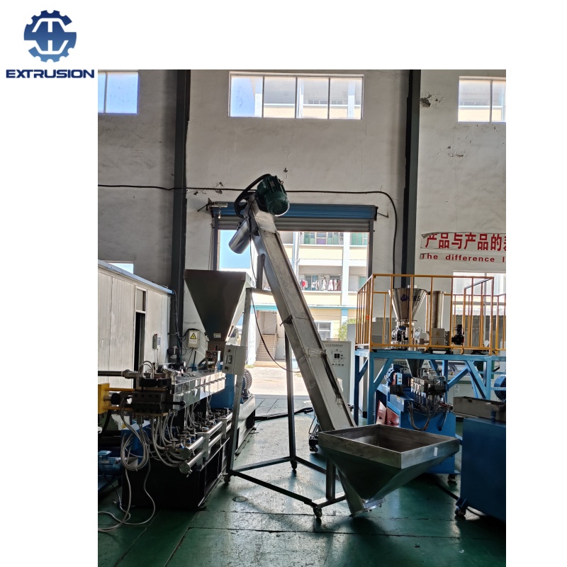 南京海思供应废弃HDPE塑料瓶片水口料回收造粒挤出机组