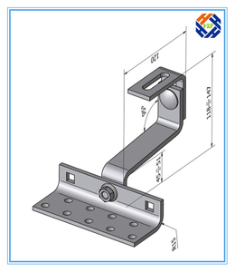 Solar Panel Mounting Bracket or Base, Roof Hooks