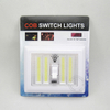Battery operated wall mounted cordless 4 COB LED switch night light 