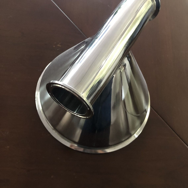 Sanitary Stainless Steel Tri Clamp Tee Type Hopper From China