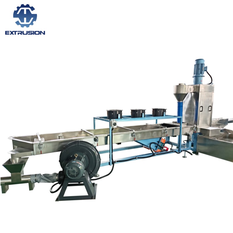 500-800kg/h TPR TPE彈性體鞋底料雙螺桿水環(huán)造粒線