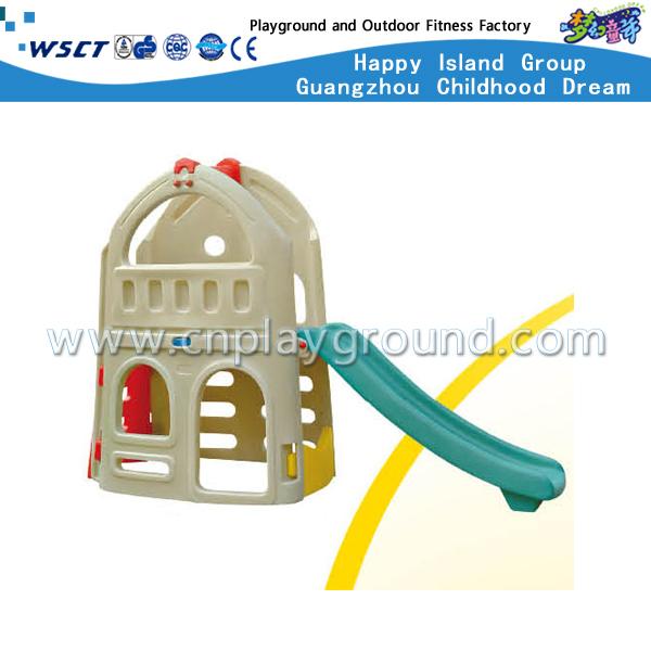 Patio plástico de alta calidad de la diapositiva del pequeño de los juguetes de la alta calidad (M11-09109)