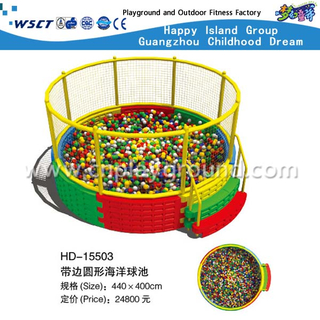 Piscine à balles rondes vente chaude avec terrain de jeu de clôture (HD-15503)