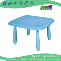 Mesa cuadrada de plástico para niños de Kindergarten Blue Economy (HG-5306)