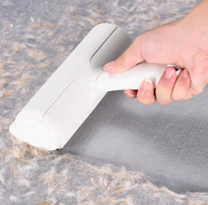 Pet Hair Remover Roller Dog Cat Fur Brush Base Double Side for Home Furniture Sofa Clothes Cleaning Lint Brush