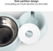 2-in-1 Dogs Cats Stainless Steel Feeder and Auto Gravity Water Dispenser Cat Dog Feeder Automatic Water Bowl and Food Bowls Set