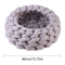 100% Natural Luxury Crochet Arm Knit Giant Chunky Braid Cotton Tube Hideout Perch Cave Pet Dog Cat Bed Handmade Knitting