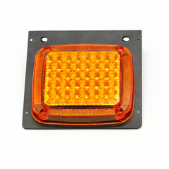 24v 25 LED ajustan la luz llevada de la vuelta de la parada del freno con plateado de metal para el alimentador del carro