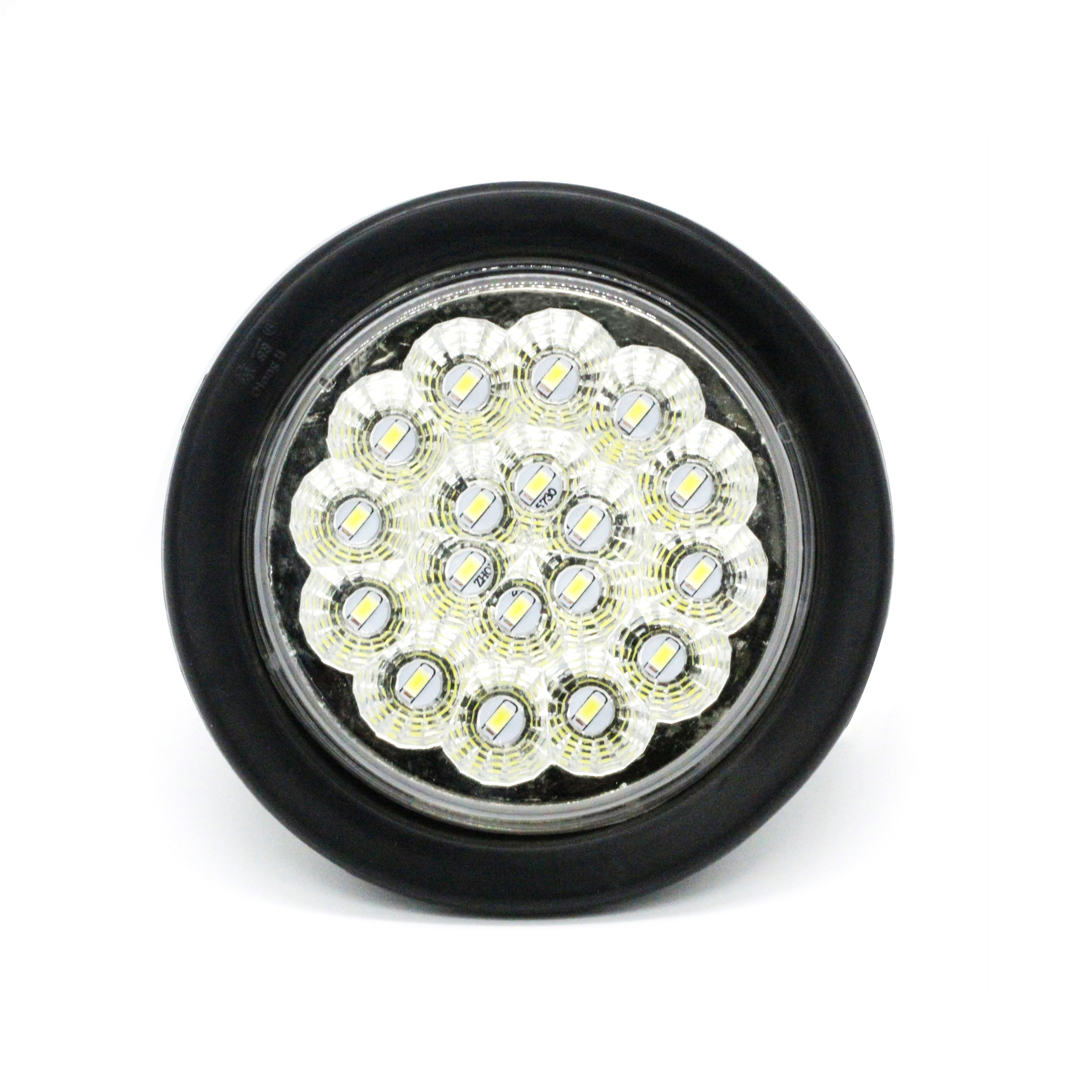 4 inch round 18 leds stop turn tail lamp with rubber grommets 