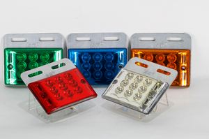 luces de etiqueta de plástico laterales impermeables selladas de epoxy 34leds de 24v el 100%