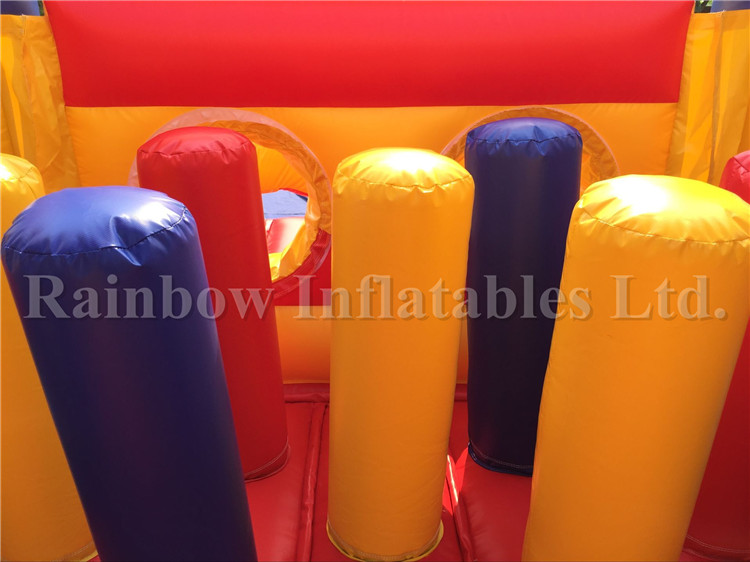 RB5054-1（8x4m） Inflatable Colorful Truck Obstacle Course/Simple Design Inflatable Obstacle For Sale