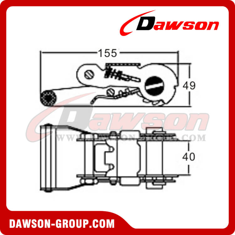 DSRB35306 ラチェット バックル - 中国メーカー サプライヤー