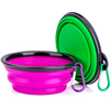 Collapsible Pet Feeding Bowl Dog Cat Travel Dish Silicone Bowl