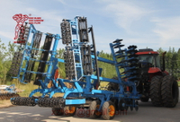 Efficient Combined Land Preparation Disc Harrow with Leveling and Soil Roller Compaction Machine