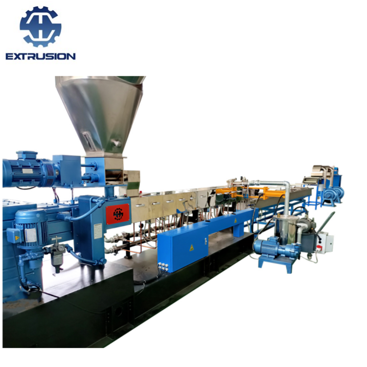 南京海思供应尼龙陶瓷粉同向平行双螺杆挤出机