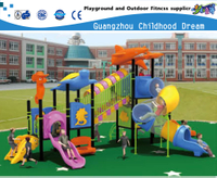 Kinderplastik galvanisierter Stahlseebrise-Spielplatz mit Dia-Ausrüstung (HC-8303)