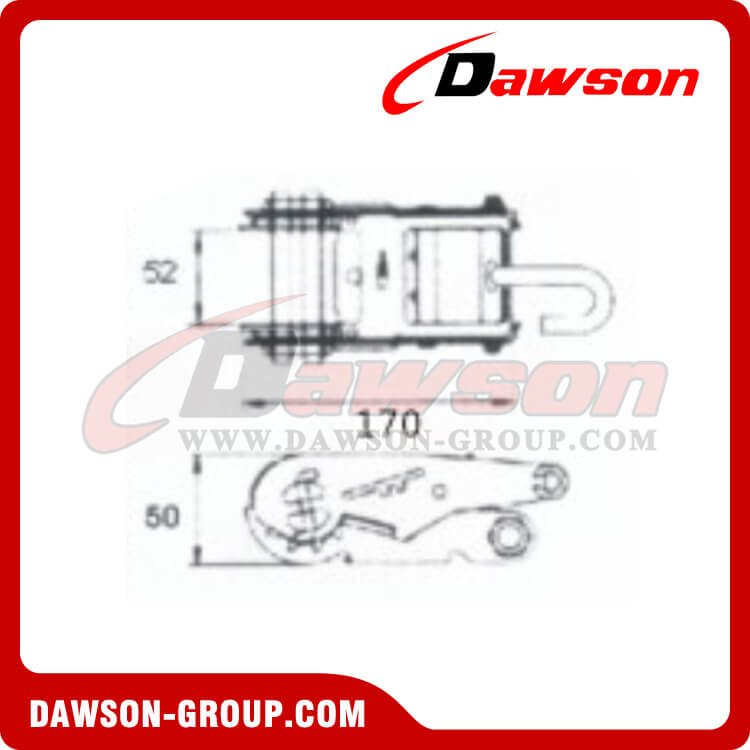 DSRB50507 Ratchet Buckle - China Manufacturer Supplier DSRB50507 ラチェット バックル - 中国メーカー サプライヤー