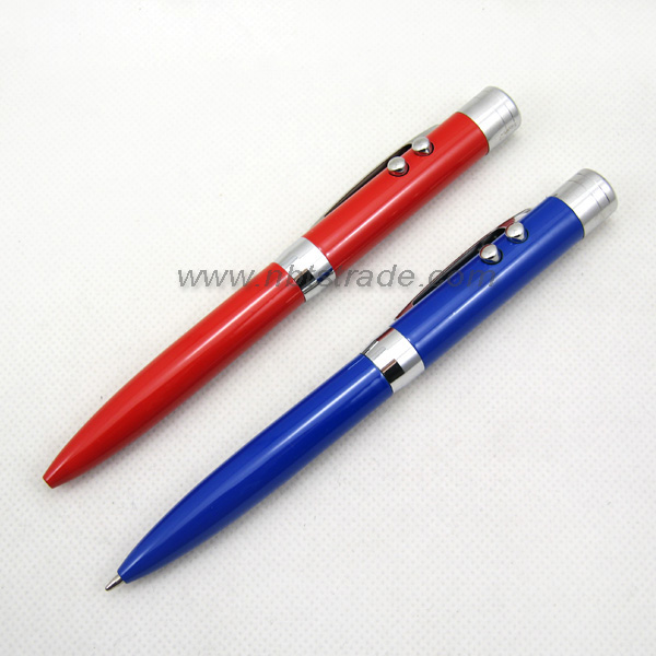 LED Pen Light with Laser Pointer 