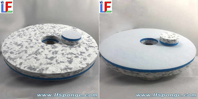 lfsponge melamine floor pads highly efficient chemical free cleaning lfsponge-combo-melamine-floor-clean pad