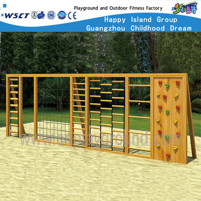 Outdoor Gym Kinder Holzleiter Fitness Klettern Spielplatz (HF-17502)