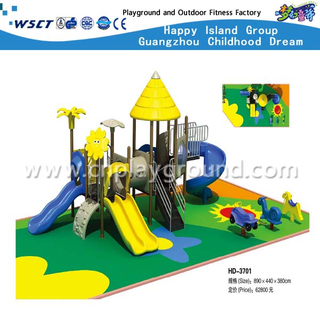 Équipement de terrain de jeu en acier galvanisé extérieur utilisé pour les enfants (HD-3701)