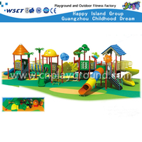 Parque de acero galvanizado animal al aire libre de los niños con la diapositiva (HD-3101)