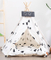 Hot Sale Soft Warm Comfortable Pet Teepee Dog Tent High Quality Cushion Foldable Pine Poles Rectangle Shape Fashionable Design