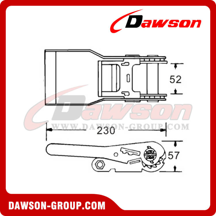 DSRB50203 ラチェット バックル - 中国メーカー サプライヤー グループ (1)