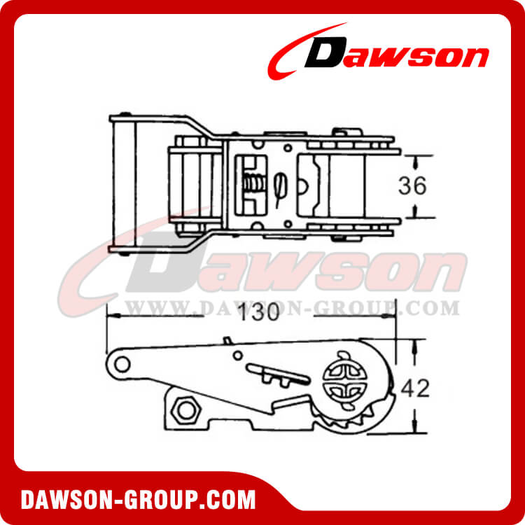 DSRB35202 ラチェット バックル - 中国メーカー サプライヤー
