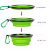 Collapsible Pet Feeding Bowl Dog Cat Travel Dish Silicone Bowl