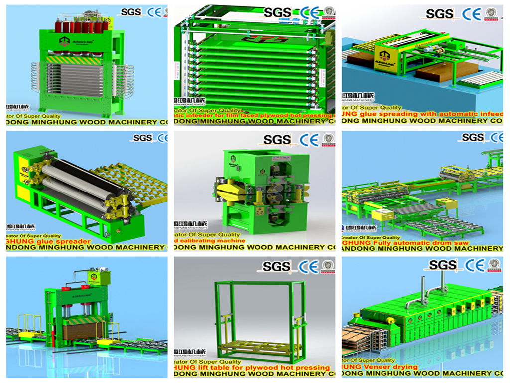 MINGHUNG plywood machine MINGHUNG Mesin kayu lapis