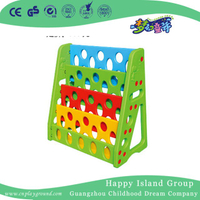 Kindergarten Plastic Colorful Toddler Bookshelves (HG-7114)