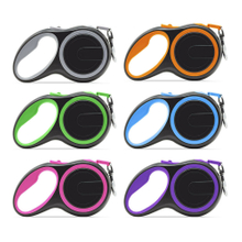 OEM Wholesale Chew Proof Retractable Nylon Long Pet Dog Leash Anti-skid Smart Retractable Polyester Rope Dog Leash