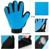 Pet Left and Right Hand 2 in 1 Pair Silicone Dog Grooming Gloves Remove the brush Clean Pet Fur Hairs