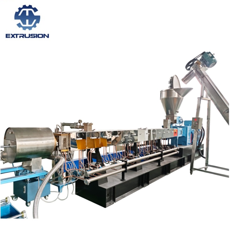 南京海思供應(yīng)TSE系列高品質(zhì)高質(zhì)量65B填充母粒雙螺桿擠出機(jī)