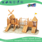 Patio de madera al aire libre de la diapositiva de la combinación del niño de la escuela (HF-17002)