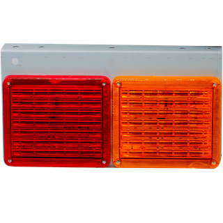 6D 153 Strobe Flashing Square Combination Stop Brake Tail Turn Light 84leds