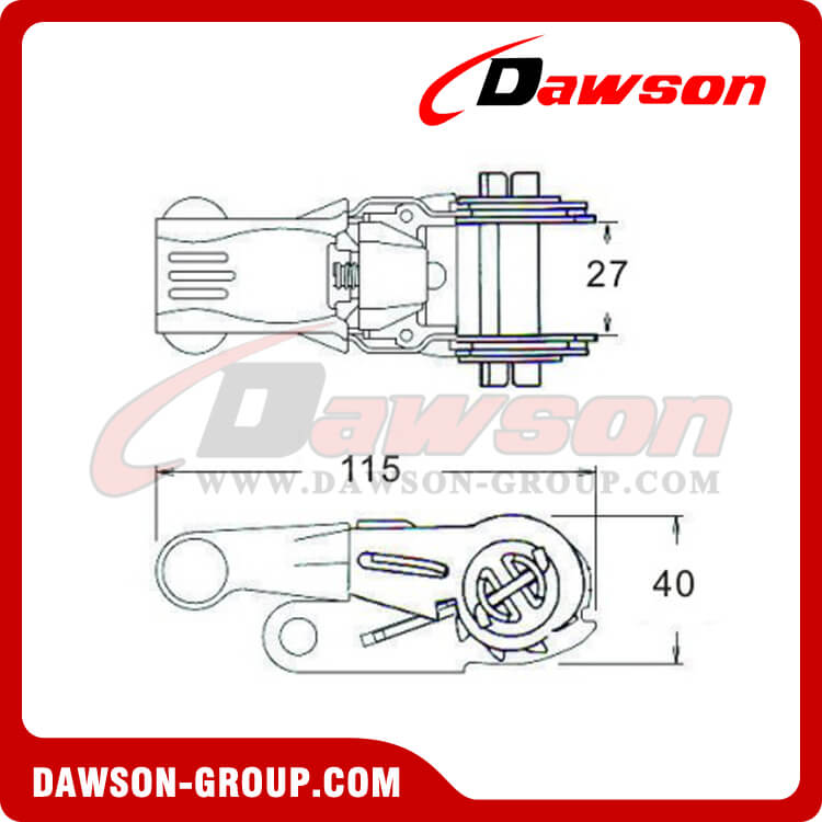 DSRB25082P ラチェット バックル - 中国メーカー サプライヤー