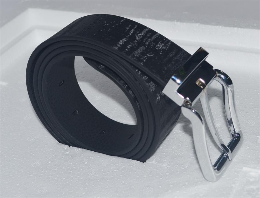 包胶织带（塑胶织带, 涂胶织带, 过胶织带, 织带包胶）应用到--老虎纹新型环保腰带.jpg